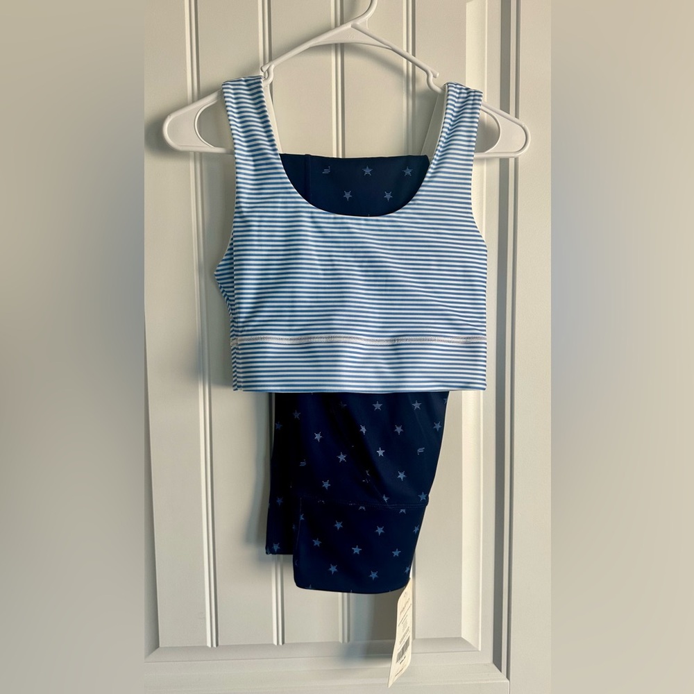 Fabletics Women’s Ultra Cool High Waisted 2pc - Reversible Top - Size S
